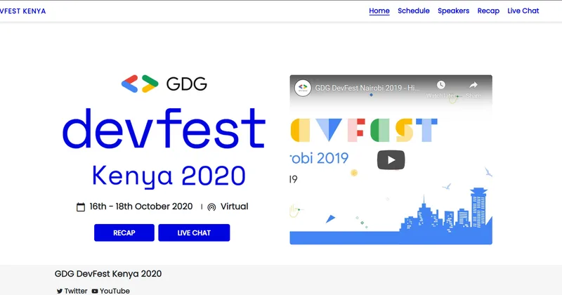 GDG DevFest Kenya 2020